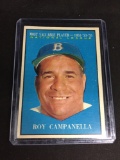 1961 Topps #480 ROY CAMPANELLA Dodgers MVP Vintage Baseball Card