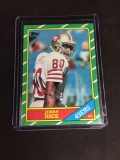 1986 Topps #161 JERRY RICE 49ers ROOKIE Football Card