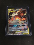 Pokemon RESHIRAM & CHARIZARD Sun & Moon Holofoil Rare Card SM201