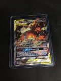 Pokemon RESHIRAM & CHARIZARD Sun & Moon Holofoil Rare Card SM201