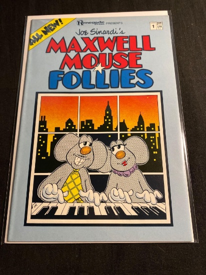 Renegade Press, Joe Sinardi's Maxwell Mouse Follies #1-Comic Book