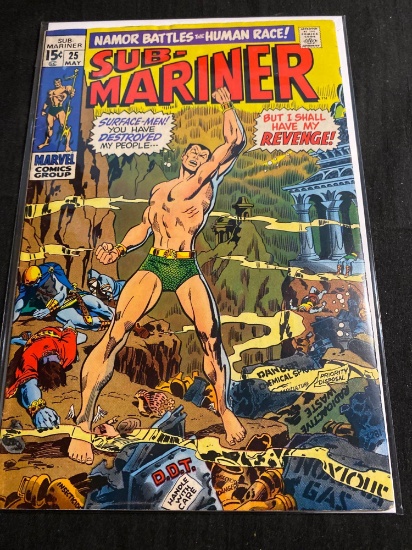 Marvel, Sub-Mariner #25-Comic Book