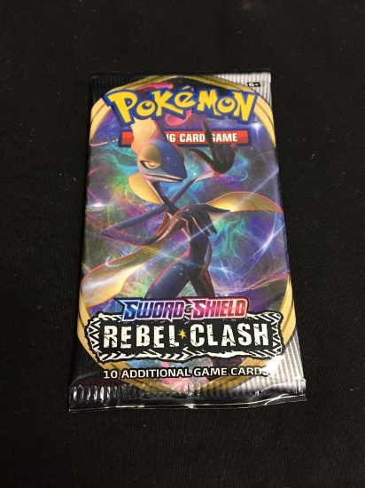 Sealed Pokemon SWORD & SHIELD REBEL CLASH 10 Card Booster Pack