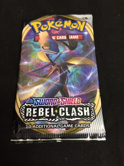 Sealed Pokemon SWORD & SHIELD REBEL CLASH 10 Card Booster Pack