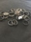 Lot of 25 Brand New Stainless Steel Rings from Pawn Shop