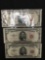 PAWN SHOP SAFE FIND - 3 Count Lot of US Lincoln $5 Red Seal Bill Notes - $15 Face Value