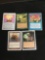 5 Card Lot of Vintage MAGIC THE GATHERING Gold Symbol RARE Cards - UNRESEARCHED