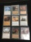 9 Card Lot of Vintage Magic the Gathering FOREIGN LANGUAGE Gold Symbol Rare Cards - Unresearched