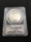 PCGS Graded 2014 Baseball Hall of Fame Curved Silver Dollar Coin - PROOF 69 DCAM - WOW