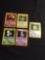 POKEMON MEGA Collection - 5 Holo Holofoil Vintage Trading Card Lot