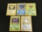 POKEMON MEGA Collection - 5 Holo Holofoil Vintage Trading Card Lot