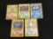 POKEMON MEGA Collection - 5 Holo Holofoil Vintage Trading Card Lot