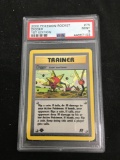 PSA Graded 2000 Pokemon Rocket Digger Trainer 1st Edition #75 Mint 9