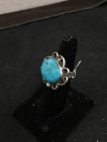 CHUNKY Native American Sterling Silver Ring Size 6.5