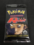 FACTORY SEALED Pokemon 11 Card Booster Pack - 1st Edition 2000 Team Rocket