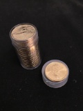 UNC ROLL of 25 United States Presidential Dollar Coins - Harrison - $25 Face Value