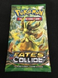 Sealed Pokemon XY FATES COLLIDE 10 Card Booster Pack