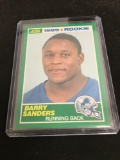 1989 Score #257 BARRY SANDERS Lions ROOKIE Football Card