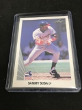 1990 Leaf #220 SAMMY SOSA Cubs White Sox ROOKIE Baseball Card