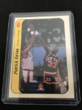 1986-87 Fleer Stickers #6 PATRICK EWING Knicks ROOKIE Basketball Card