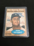 1962 Topps #398 DON DRYSDALE Dodgers All-Star Vintage Baseball Card