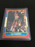 Hand Signed 1986-87 Fleer TOM CHAMBERS Sonics ROOKIE Autograph Basketball Card