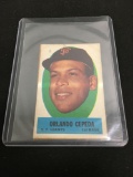 1963 Topps Peel Off Stickers ORLANDO CEPEDA Giants Vintage Baseball Cards