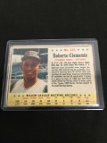 1963 Post #143 ROBERTO CLEMENTE Pirates Vintage Baseball Card