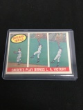 1959 Topps #468 DUKE SNIDER Big Play Vintage Baseball Card