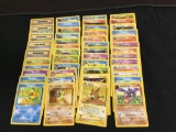 COMPLETE Non-Holo 16-62 Fossil Vintage Pokemon Card Set - Dragonite Aerodactyl Gengar!