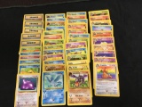 COMPLETE Non-Holo 16-62 Fossil Vintage Pokemon Card Set - Dragonite Aerodactyl Gengar!