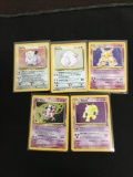 POKEMON MEGA Collection - 5 Holo Holofoil Vintage Trading Card Lot