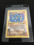 HIGH END Pokemon - 1st Edition Base Set SHADOWLESS Machamp Holo Card 8/102