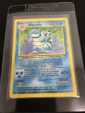 HIGH END Pokemon - Unlimited Base Set Blastoise Holo Rare Trading Card 2/102