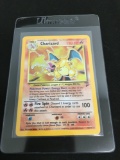 HIGH END Pokemon - Base Set II Charizard Holo Holofoil Rare Trading Card 4/130