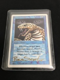 ARTIST SIGNED Magic the Gathering PSYCHIC VENOM Revised BRIAN SNODDY Autograph Card