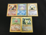 5 Card Lot of Vintage Pokemon HOLOFOIL Cards from Awesome Collection