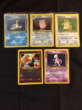 5 Card Lot of Vintage Pokemon HOLOFOIL Cards from Awesome Collection