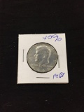 1969 United States Kennedy Silver Half Dollar - 40% Silver Coin from Collection