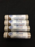 4 Rolls of 2010 United States Mint Lincoln Cent Coin Rolls