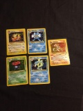 POKEMON MEGA Collection - 5 Holo Holofoil Vintage Trading Card Lot