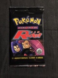 FACTORY SEALED Pokemon 11 Card Booster Pack - 1st Edition Team Rocket