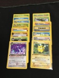 WOW Pokemon Collection - 15 Vintage 1st Edition Trading Cards