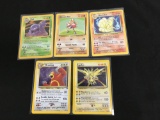 POKEMON MEGA Collection - 5 Holo Holofoil Vintage Trading Card Lot