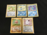 POKEMON MEGA Collection - 5 Holo Holofoil Vintage Trading Card Lot