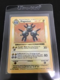 HIGH END Pokemon - Base Set SHADOWLESS Magneton Holo Rare Trading Card 9/102