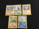 POKEMON MEGA Collection - 5 Holo Holofoil Vintage Trading Card Lot