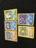 POKEMON MEGA Collection - 5 Holo Holofoil Vintage Trading Card Lot