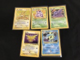 POKEMON MEGA Collection - 5 Holo Holofoil Vintage Trading Card Lot