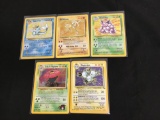 POKEMON MEGA Collection - 5 Holo Holofoil Vintage Trading Card Lot